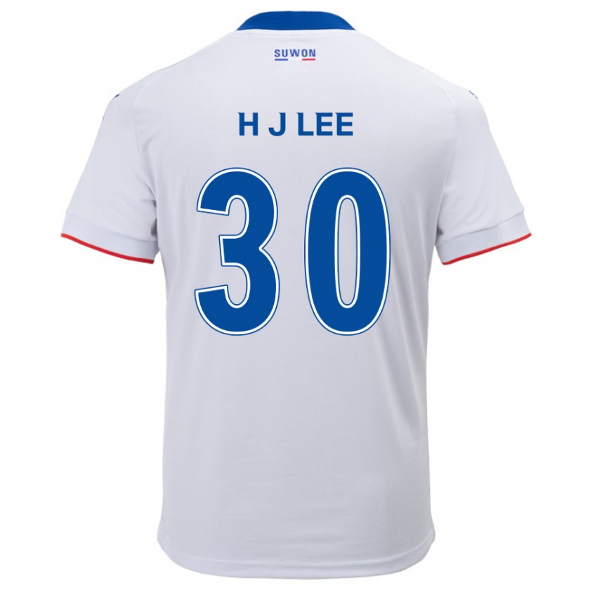 Kandiny Férfi Ji-Ho Lee #30 Fehér Kék Idegenbeli Jersey 2024/25 Mez Póló Ing