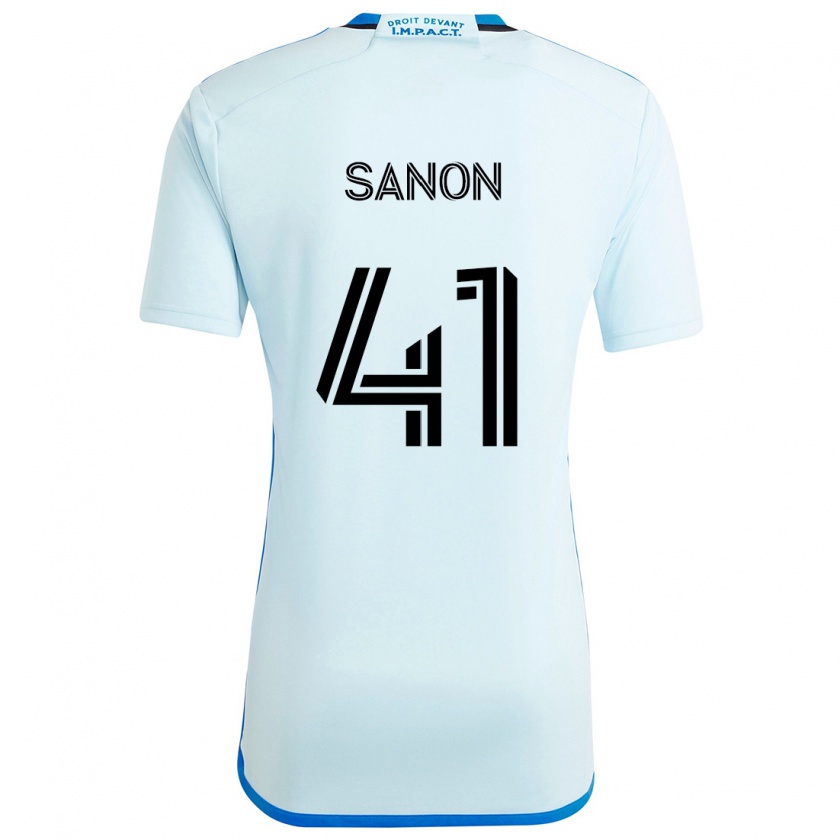 Kandiny Férfi Jérémy Sanon #41 Jégkék Idegenbeli Jersey 2024/25 Mez Póló Ing