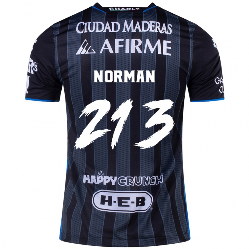 Kandiny Férfi Humberto Norman #213 Fehér Fekete Idegenbeli Jersey 2024/25 Mez Póló Ing