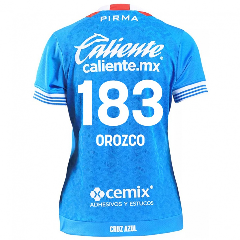 Kandiny Női Fabrizzio Orozco #183 Égszínkék Hazai Jersey 2024/25 Mez Póló Ing