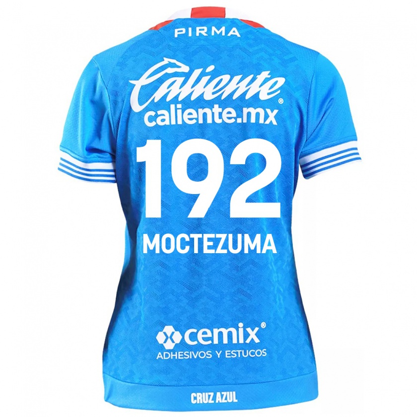 Kandiny Női Brayan Moctezuma #192 Égszínkék Hazai Jersey 2024/25 Mez Póló Ing