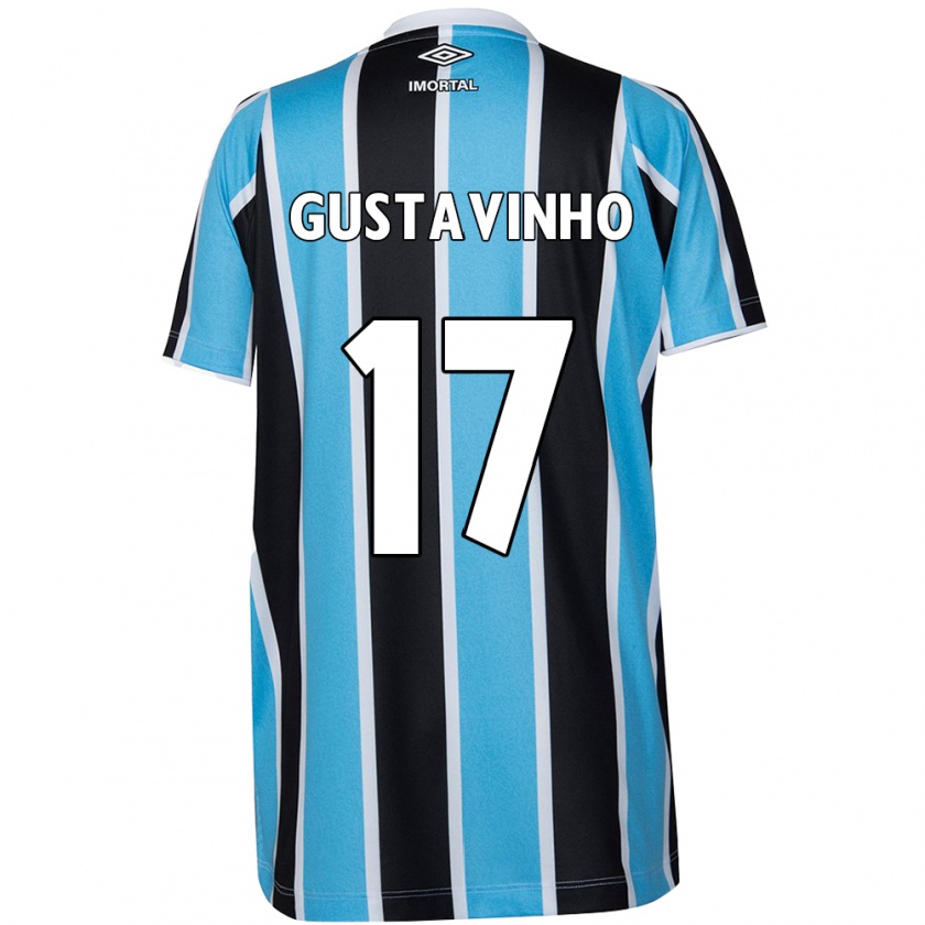 Kandiny Női Gustavinho #17 Kék Fekete Fehér Hazai Jersey 2024/25 Mez Póló Ing