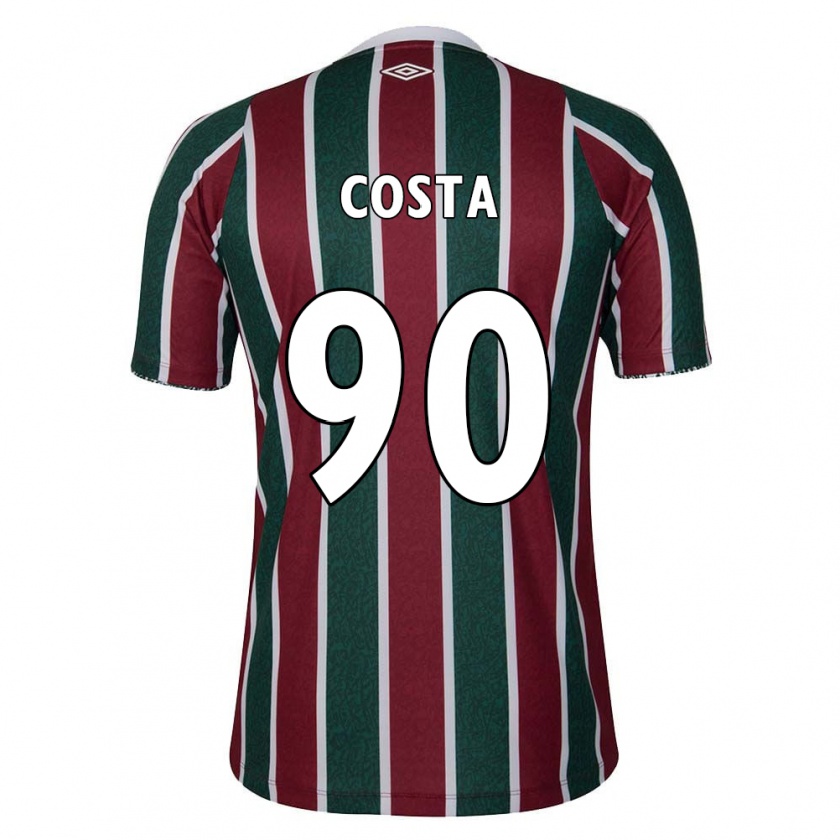 Kandiny Női Douglas Costa #90 Zöld Barna Fehér Hazai Jersey 2024/25 Mez Póló Ing