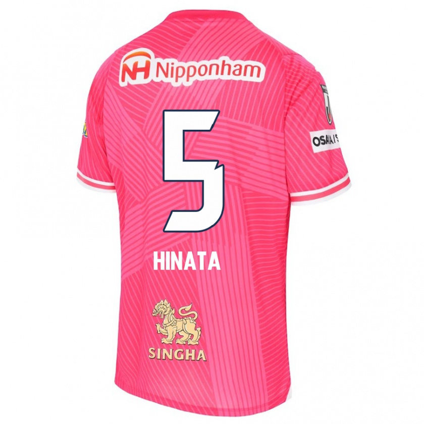 Kandiny Női Hinata Kida #5 Rózsaszín Fehér Hazai Jersey 2024/25 Mez Póló Ing