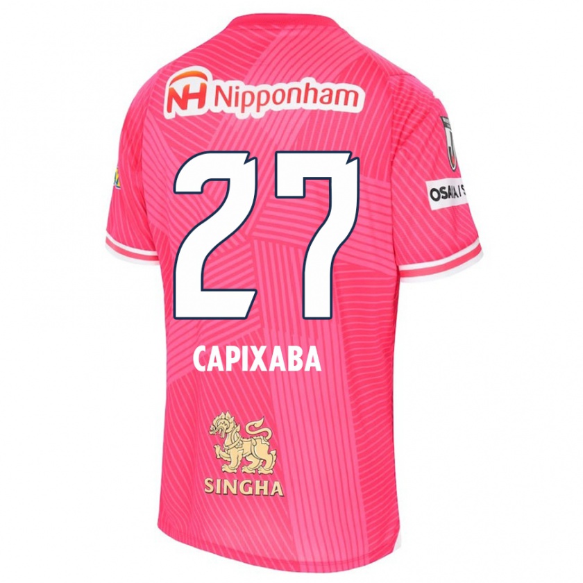 Kandiny Női Capixaba #27 Rózsaszín Fehér Hazai Jersey 2024/25 Mez Póló Ing