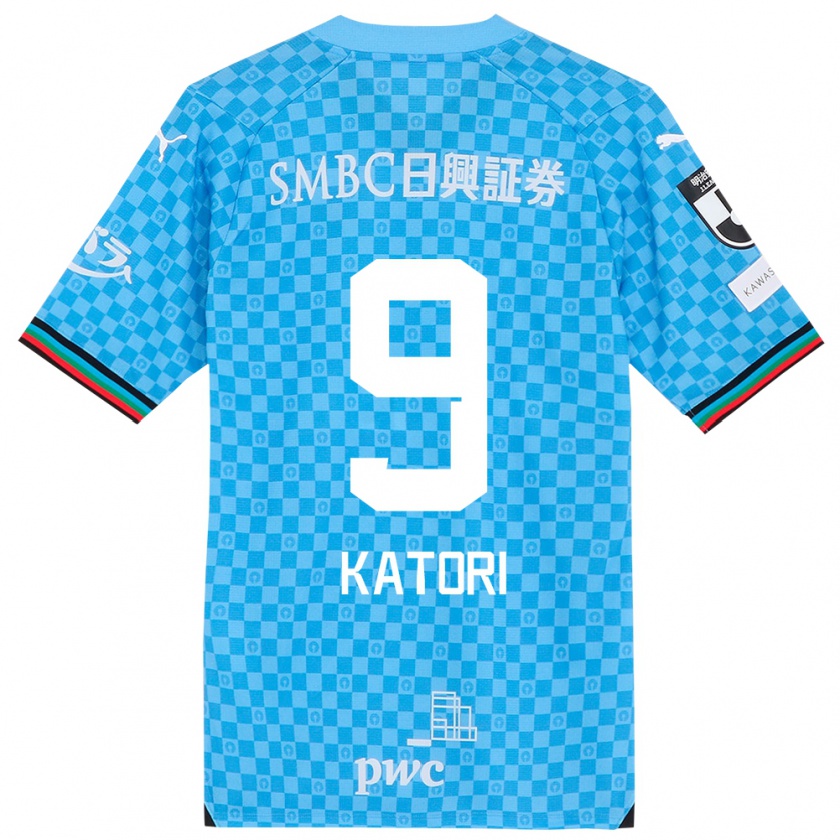 Kandiny Női Takeshi Katori #9 Azúrkék Hazai Jersey 2024/25 Mez Póló Ing