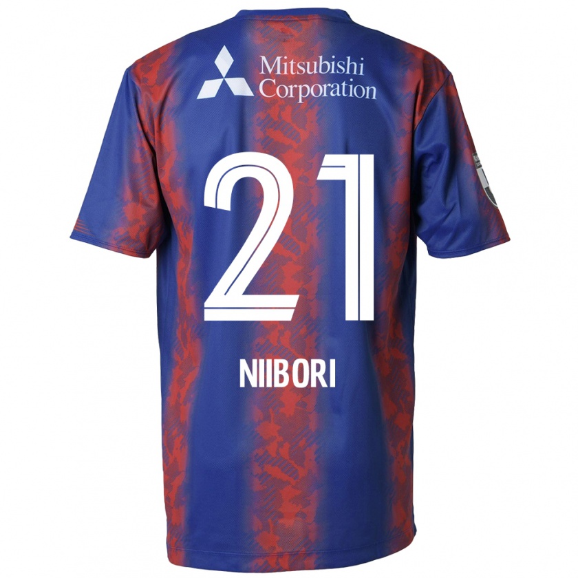 Kandiny Női Keita Niibori #21 Kék Piros Hazai Jersey 2024/25 Mez Póló Ing