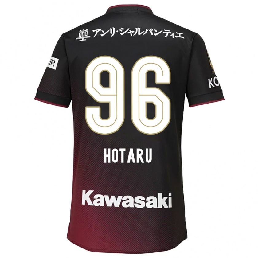 Kandiny Női Hotaru Yamaguchi #96 Fekete Piros Hazai Jersey 2024/25 Mez Póló Ing