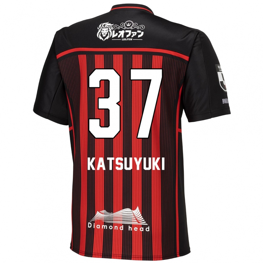 Kandiny Női Katsuyuki Tanaka #37 Piros Fekete Hazai Jersey 2024/25 Mez Póló Ing