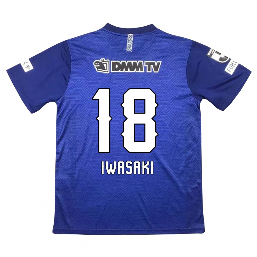 Kandiny Női Yuto Iwasaki #18 Sötétkék Hazai Jersey 2024/25 Mez Póló Ing