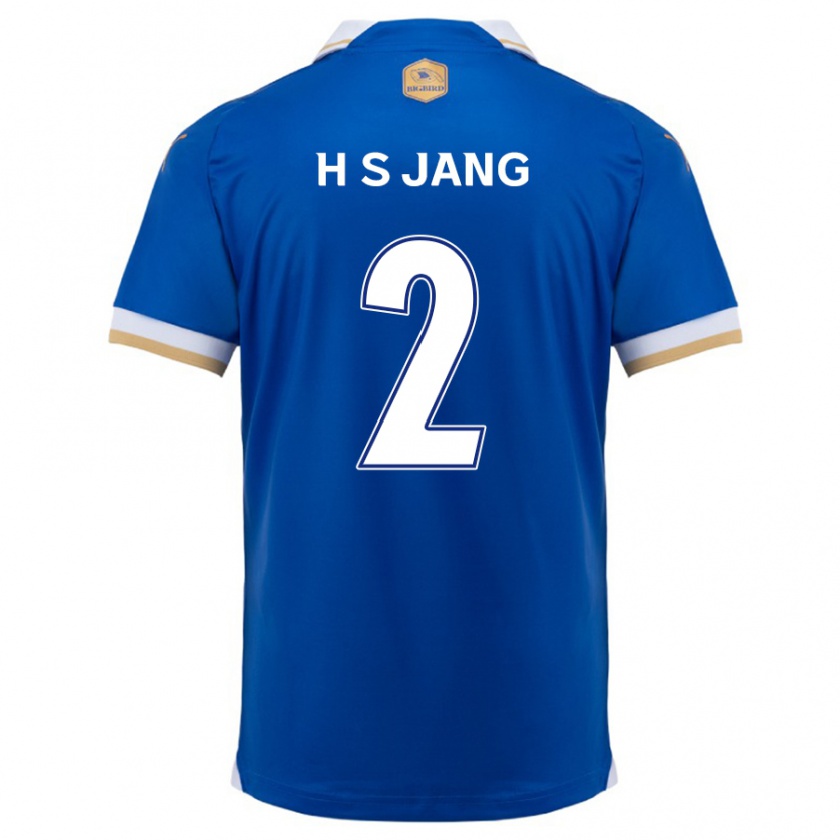 Kandiny Női Seok-Hwan Jang #2 Kék Fehér Hazai Jersey 2024/25 Mez Póló Ing