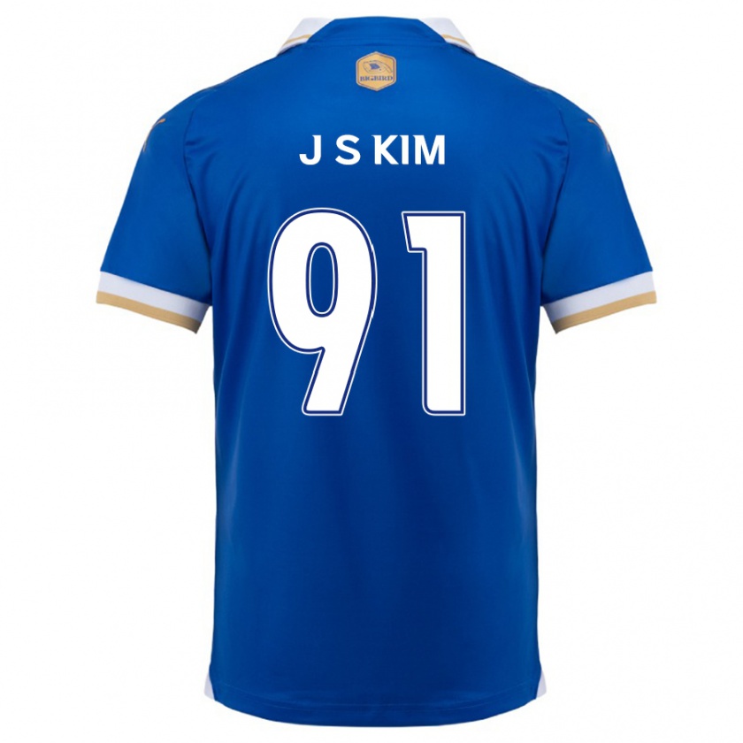 Kandiny Női Seong-Ju Kim #91 Kék Fehér Hazai Jersey 2024/25 Mez Póló Ing