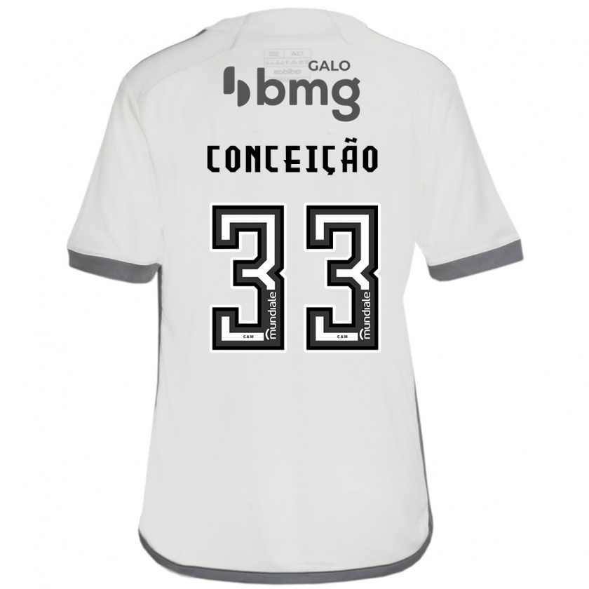 Kandiny Női Robert Conceição #33 Törtfehér Idegenbeli Jersey 2024/25 Mez Póló Ing