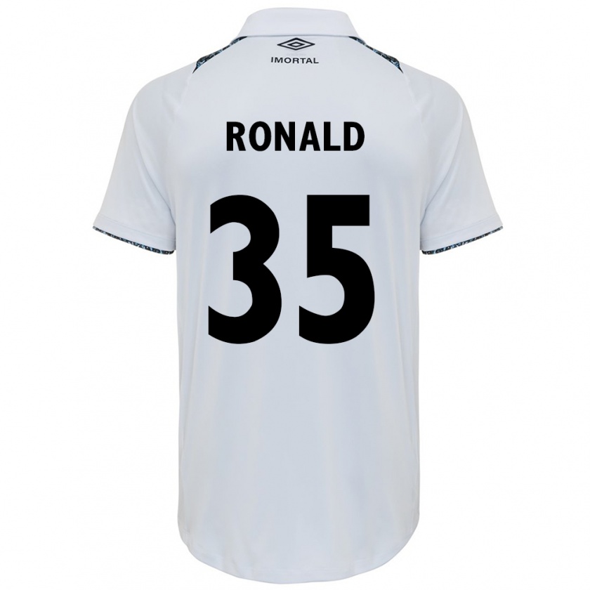 Kandiny Női Ronald Falkoski #35 Fehér Kék Idegenbeli Jersey 2024/25 Mez Póló Ing