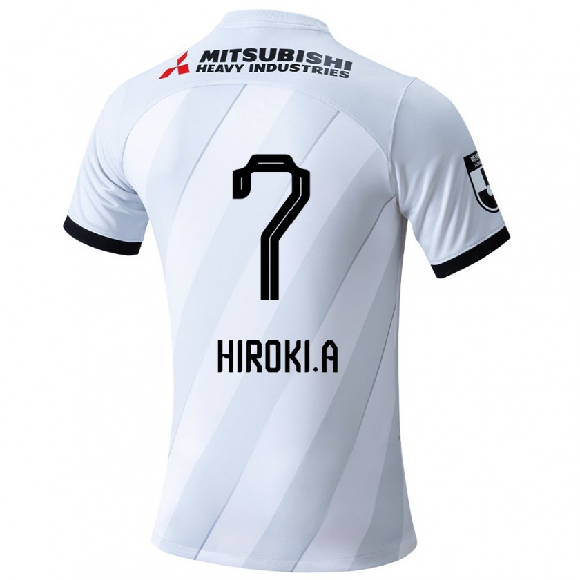 Kandiny Női Hiroki Abe #7 Fehér Szürke Idegenbeli Jersey 2024/25 Mez Póló Ing