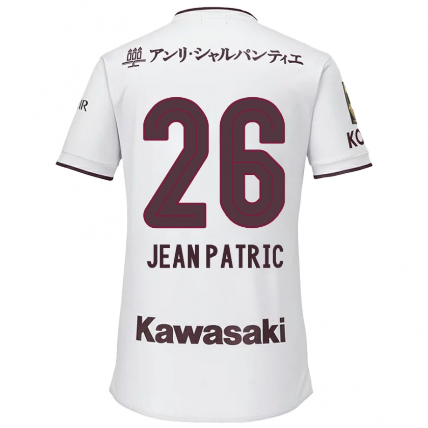 Kandiny Női Jean Patric #26 Fehér Piros Idegenbeli Jersey 2024/25 Mez Póló Ing