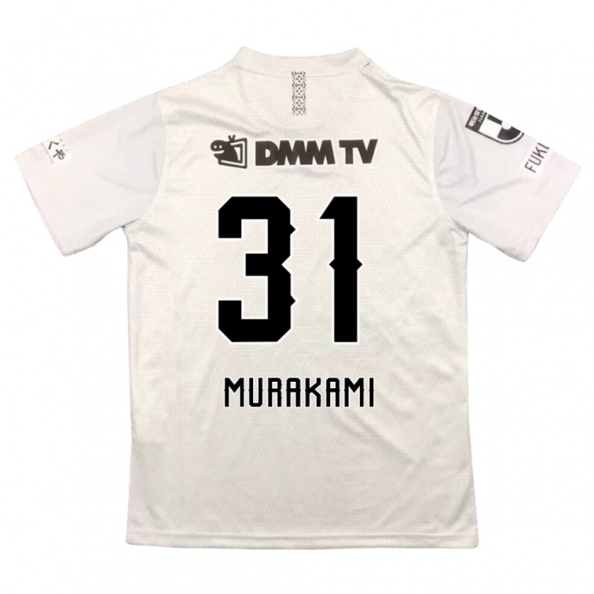 Kandiny Női Masaaki Murakami #31 Szürke Fekete Idegenbeli Jersey 2024/25 Mez Póló Ing