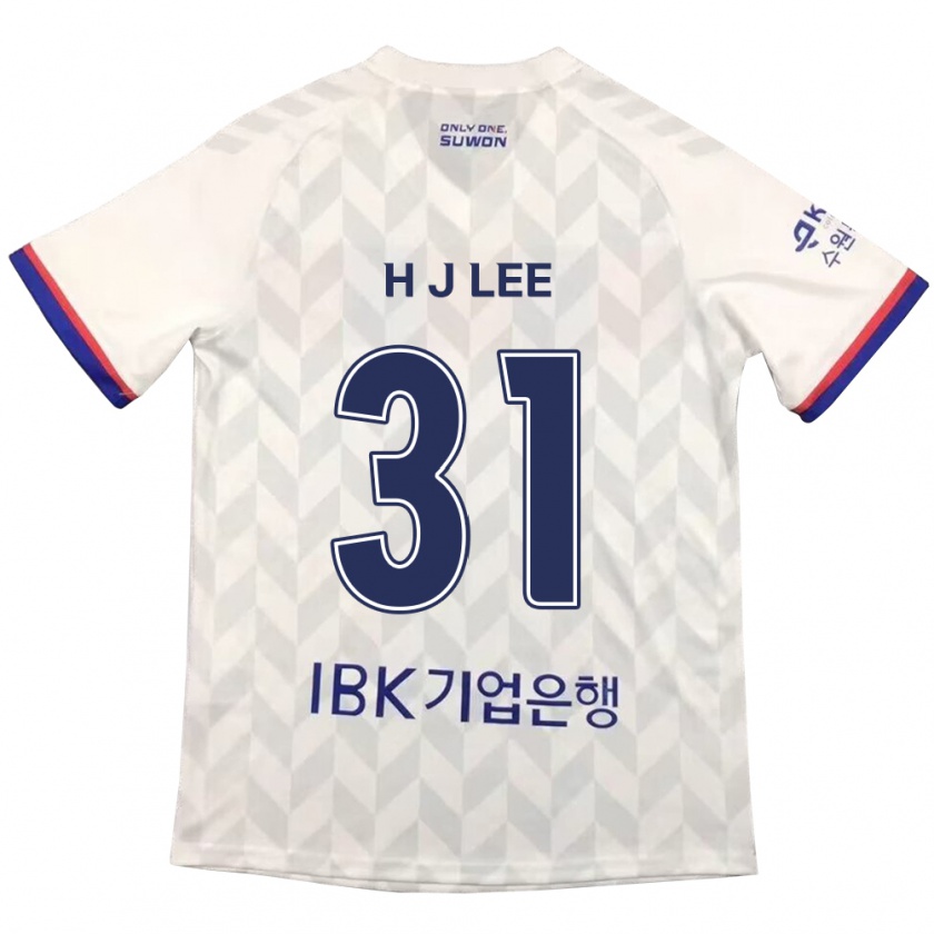 Kandiny Női Jae-Hoon Lee #31 Fehér Kék Idegenbeli Jersey 2024/25 Mez Póló Ing