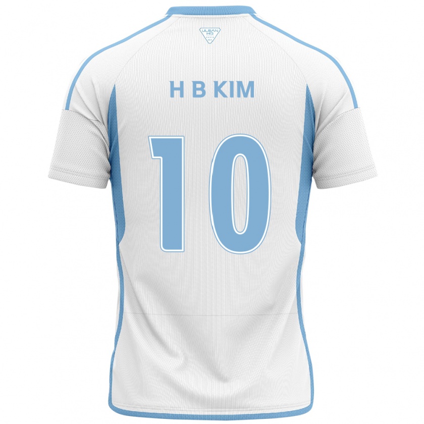 Kandiny Női Beom-Hwan Kim #10 Fehér Kék Idegenbeli Jersey 2024/25 Mez Póló Ing