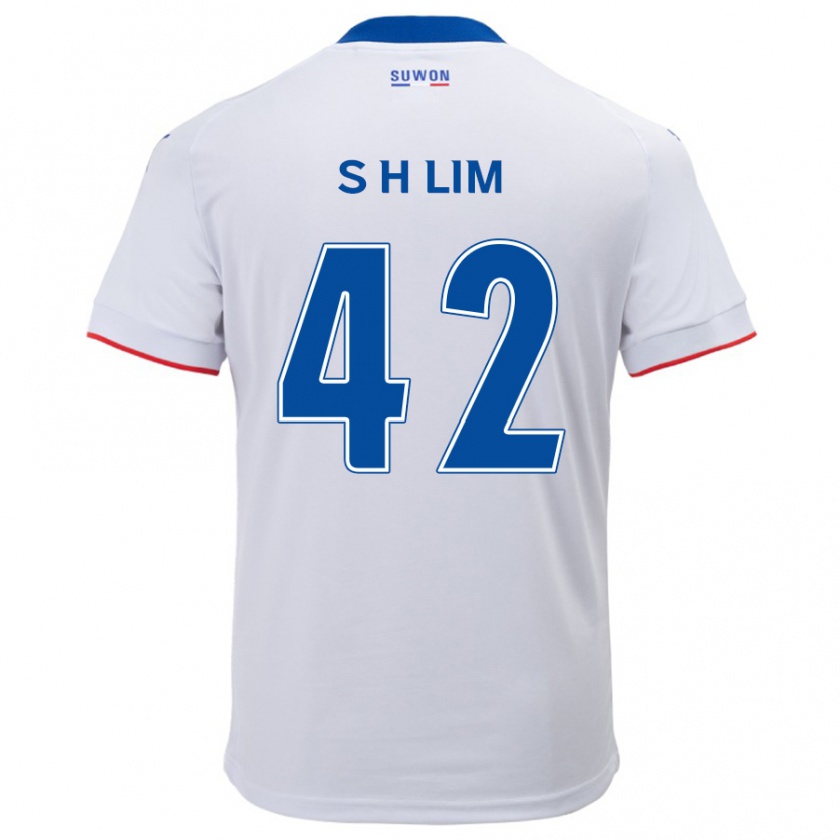 Kandiny Női Hyun-Sub Lim #42 Fehér Kék Idegenbeli Jersey 2024/25 Mez Póló Ing