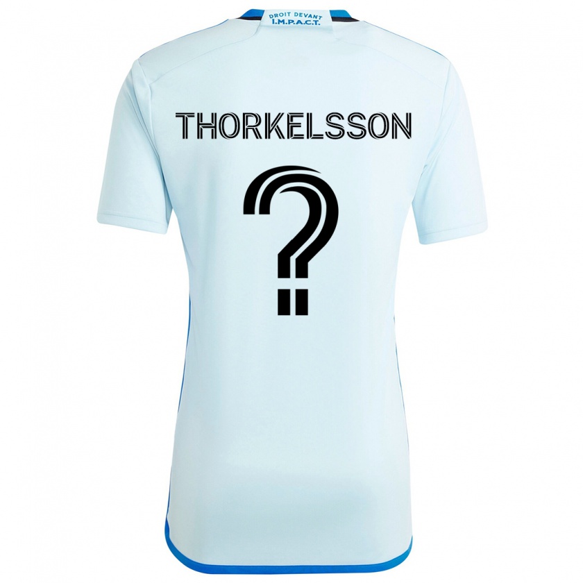 Kandiny Női Róbert Orri Thorkelsson #0 Jégkék Idegenbeli Jersey 2024/25 Mez Póló Ing