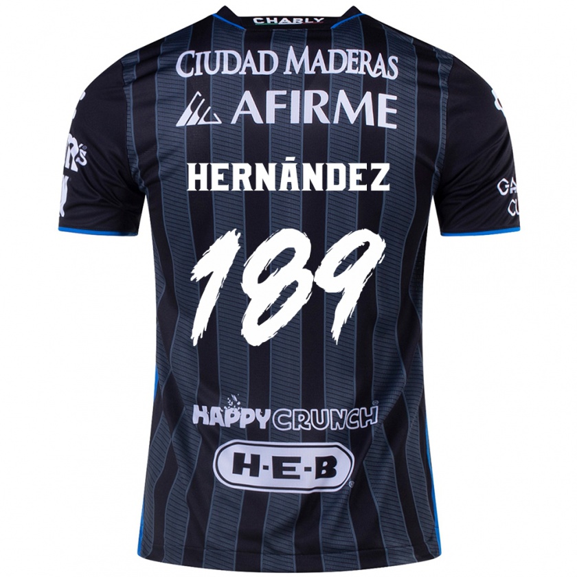 Kandiny Női Sebastián Hernández #189 Fehér Fekete Idegenbeli Jersey 2024/25 Mez Póló Ing