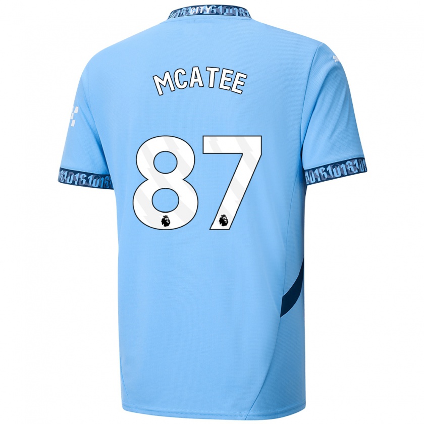 Kandiny Gyermek James Mcatee #87 Sötétkék Hazai Jersey 2024/25 Mez Póló Ing