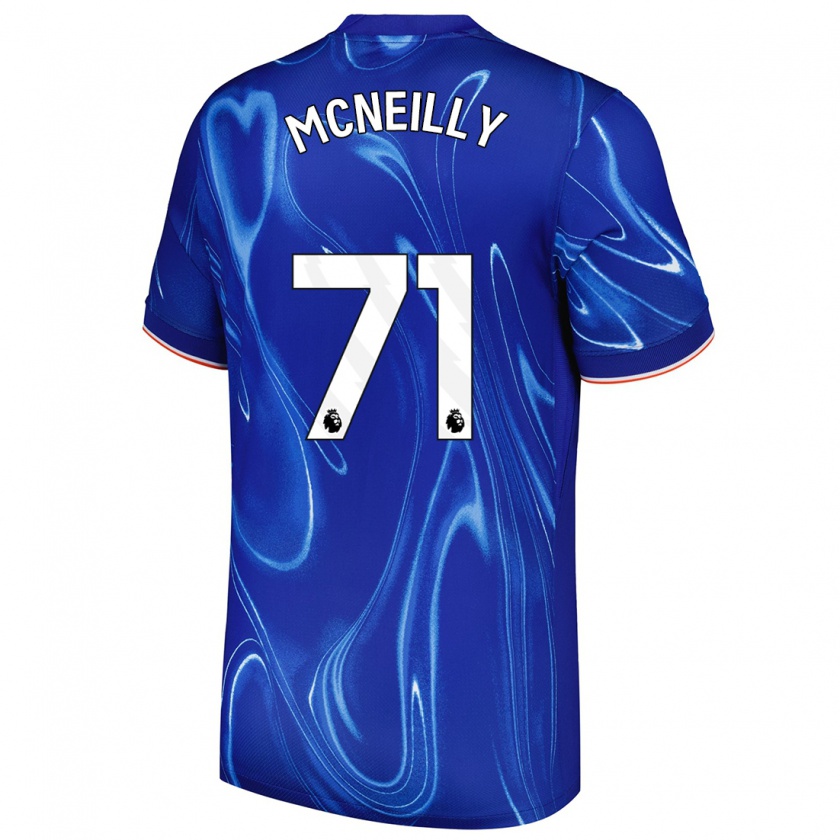 Kandiny Gyermek Donnell Mcneilly #71 Kék Fehér Hazai Jersey 2024/25 Mez Póló Ing