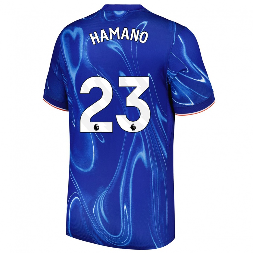 Kandiny Gyermek Maika Hamano #23 Kék Fehér Hazai Jersey 2024/25 Mez Póló Ing