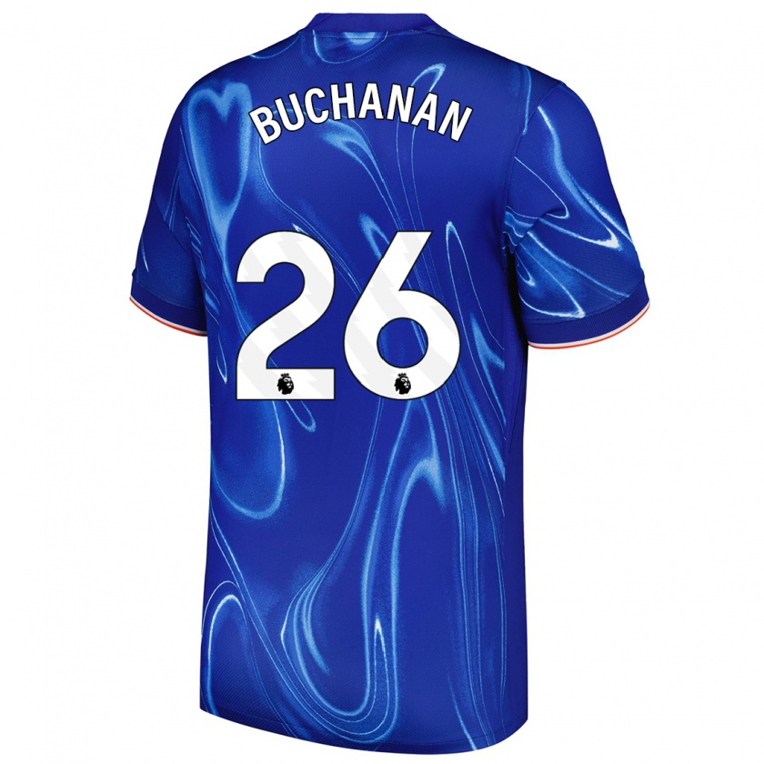 Kandiny Gyermek Kadeisha Buchanan #26 Kék Fehér Hazai Jersey 2024/25 Mez Póló Ing