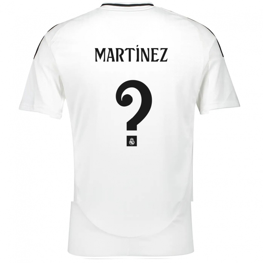 Kandiny Gyermek Antonio Martínez #0 Fehér Hazai Jersey 2024/25 Mez Póló Ing