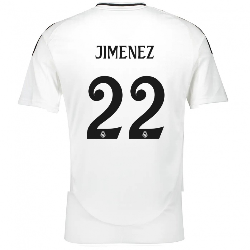 Kandiny Gyermek David Jiménez #22 Fehér Hazai Jersey 2024/25 Mez Póló Ing