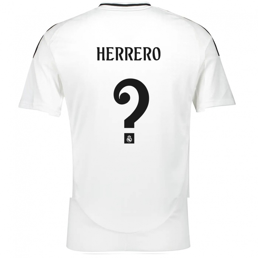 Kandiny Gyermek Enrique Herrero #0 Fehér Hazai Jersey 2024/25 Mez Póló Ing