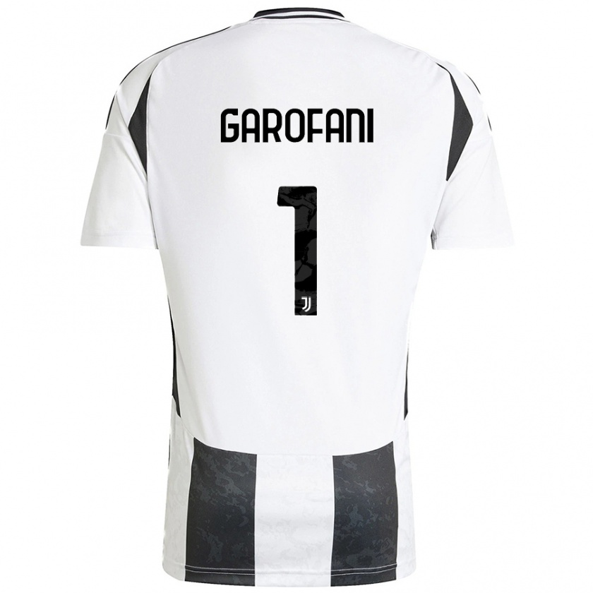 Kandiny Gyermek Giovanni Garofani #1 Fehér Fekete Hazai Jersey 2024/25 Mez Póló Ing