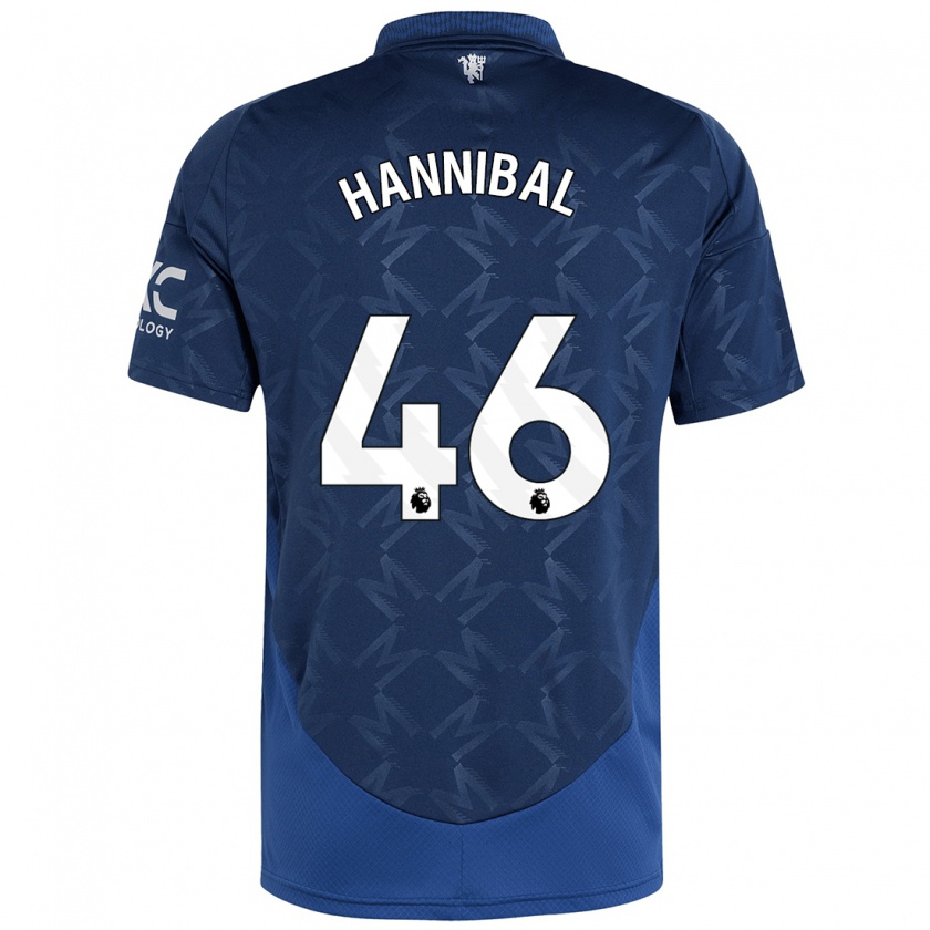 Kandiny Gyermek Hannibal #46 Indigó Idegenbeli Jersey 2024/25 Mez Póló Ing