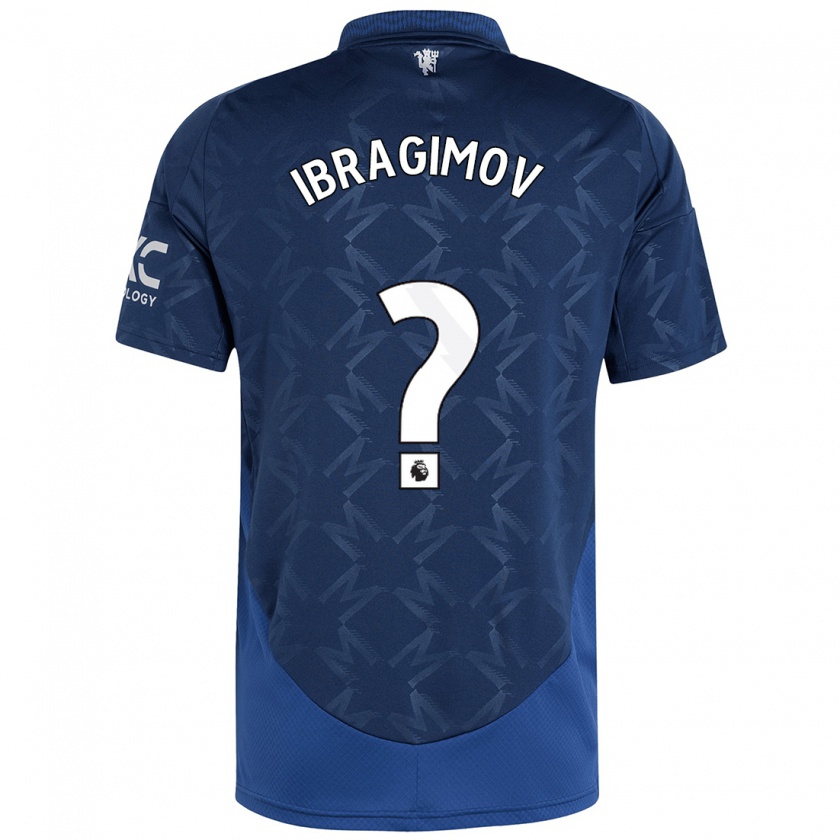 Kandiny Gyermek Amir Ibragimov #0 Indigó Idegenbeli Jersey 2024/25 Mez Póló Ing