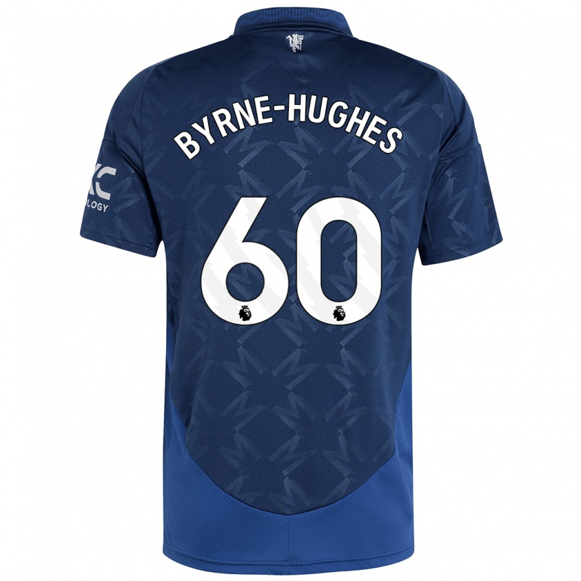 Kandiny Gyermek Cameron Byrne-Hughes #60 Indigó Idegenbeli Jersey 2024/25 Mez Póló Ing