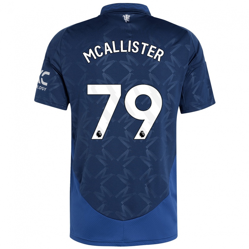 Kandiny Gyermek Finley Mcallister #79 Indigó Idegenbeli Jersey 2024/25 Mez Póló Ing