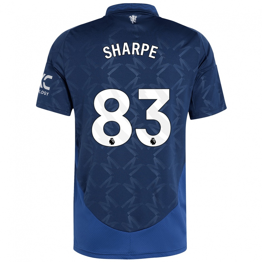 Kandiny Gyermek Malachi Sharpe #83 Indigó Idegenbeli Jersey 2024/25 Mez Póló Ing