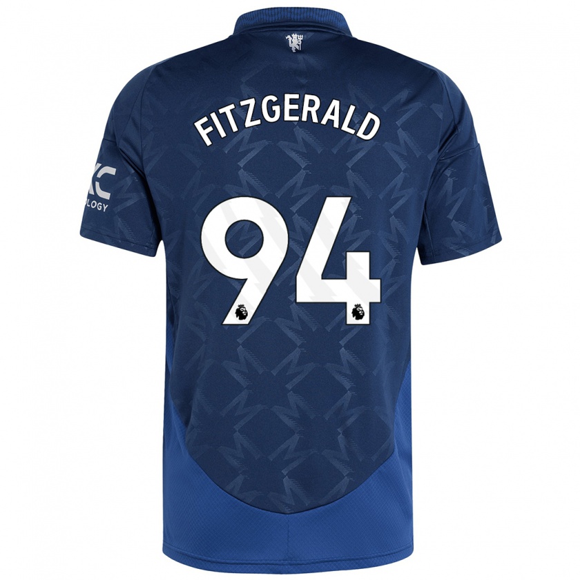 Kandiny Gyermek Jayce Fitzgerald #94 Indigó Idegenbeli Jersey 2024/25 Mez Póló Ing