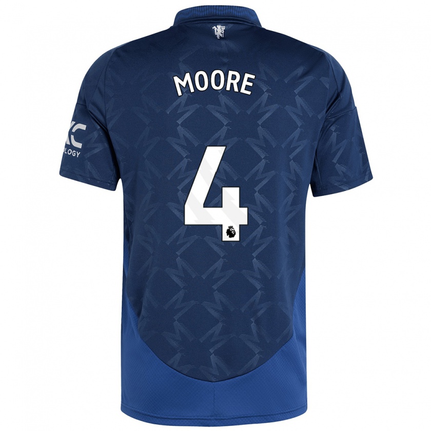 Kandiny Gyermek Jade Moore #4 Indigó Idegenbeli Jersey 2024/25 Mez Póló Ing