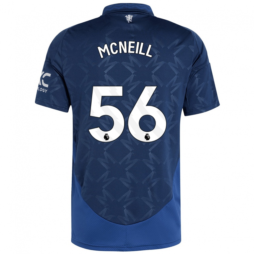 Kandiny Gyermek Charlie Mcneill #56 Indigó Idegenbeli Jersey 2024/25 Mez Póló Ing