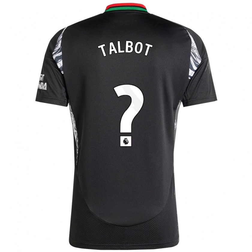 Kandiny Gyermek Jack Talbot #0 Fekete Idegenbeli Jersey 2024/25 Mez Póló Ing