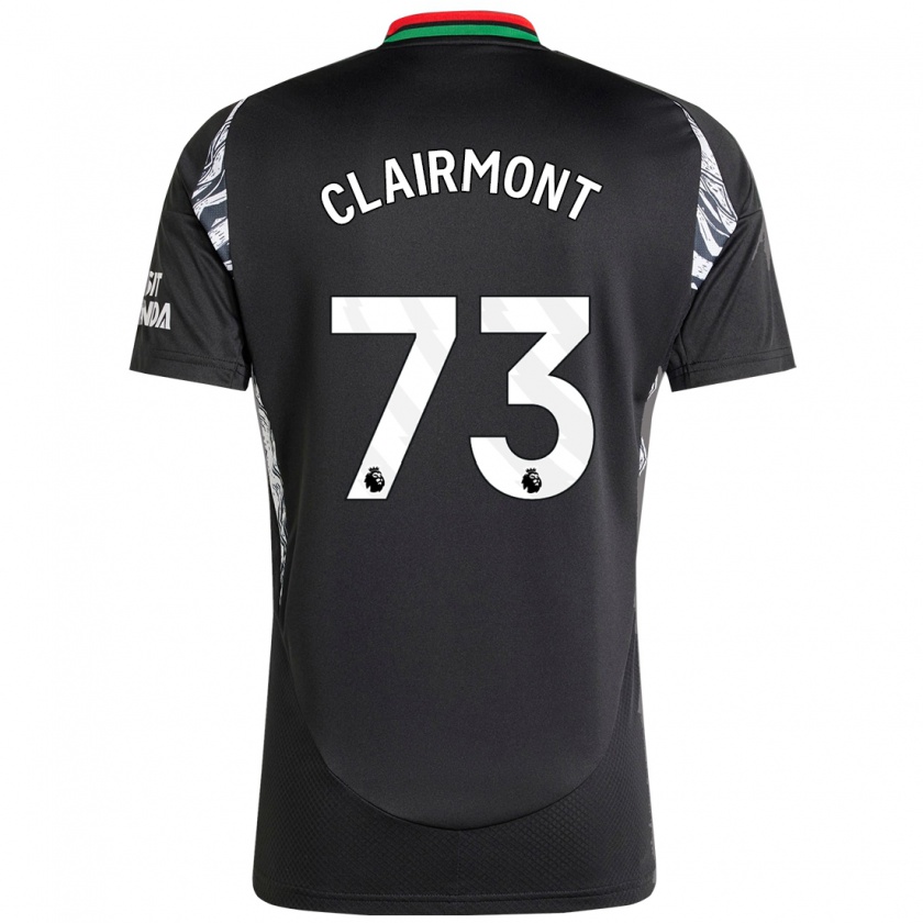 Kandiny Gyermek Reece Clairmont #73 Fekete Idegenbeli Jersey 2024/25 Mez Póló Ing