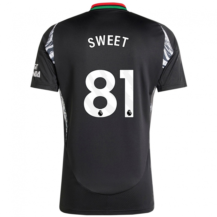 Kandiny Gyermek Will Sweet #81 Fekete Idegenbeli Jersey 2024/25 Mez Póló Ing