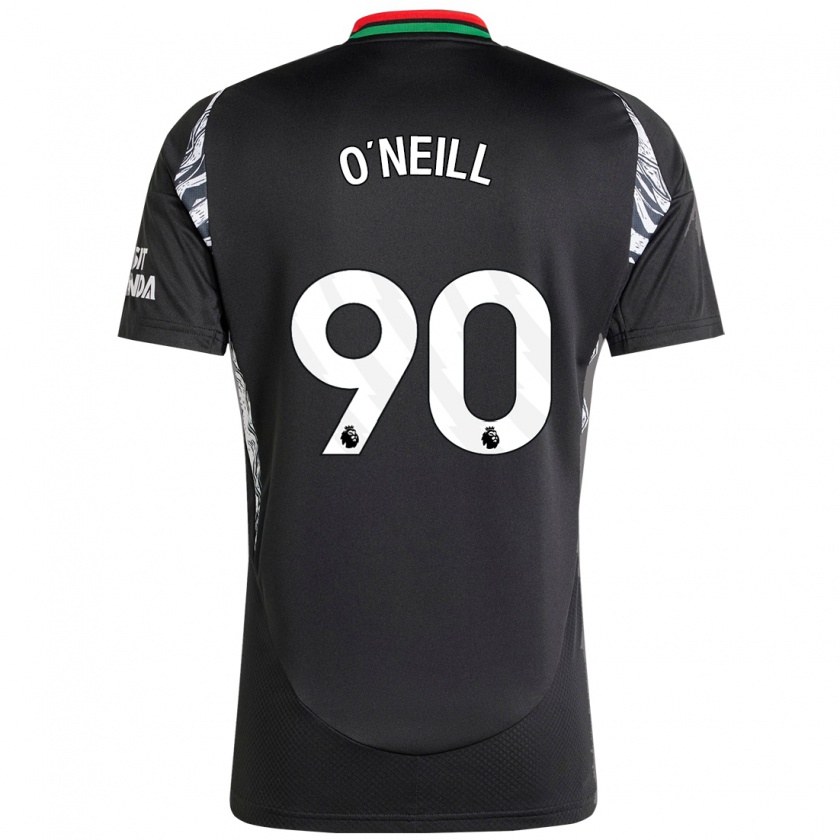 Kandiny Gyermek Ceadach O'neill #90 Fekete Idegenbeli Jersey 2024/25 Mez Póló Ing