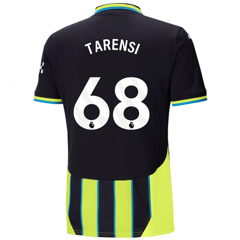 Kandiny Gyermek Oscar Tarensi #68 Kék Sárga Idegenbeli Jersey 2024/25 Mez Póló Ing