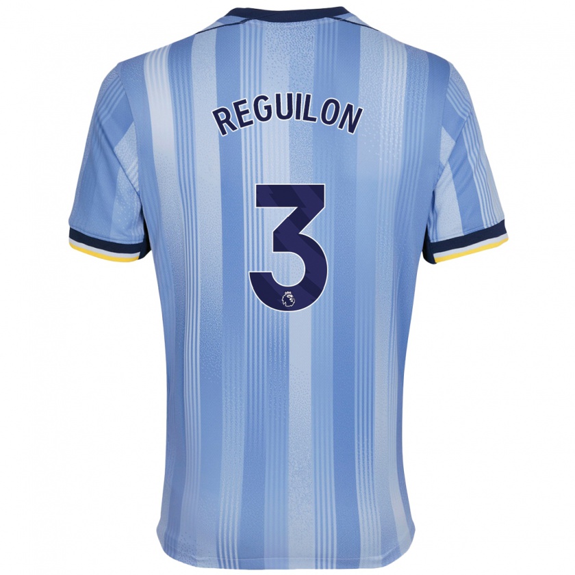 Kandiny Gyermek Sergio Reguilón #3 Világoskék Idegenbeli Jersey 2024/25 Mez Póló Ing