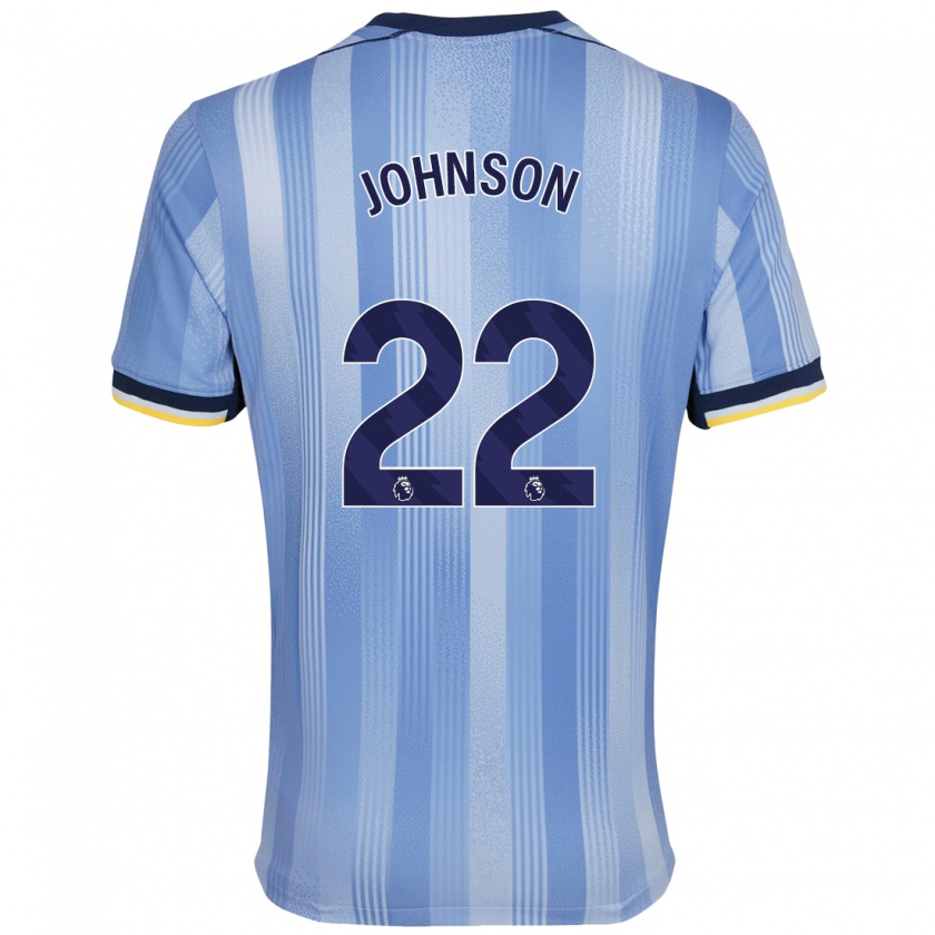 Kandiny Gyermek Brennan Johnson #22 Világoskék Idegenbeli Jersey 2024/25 Mez Póló Ing