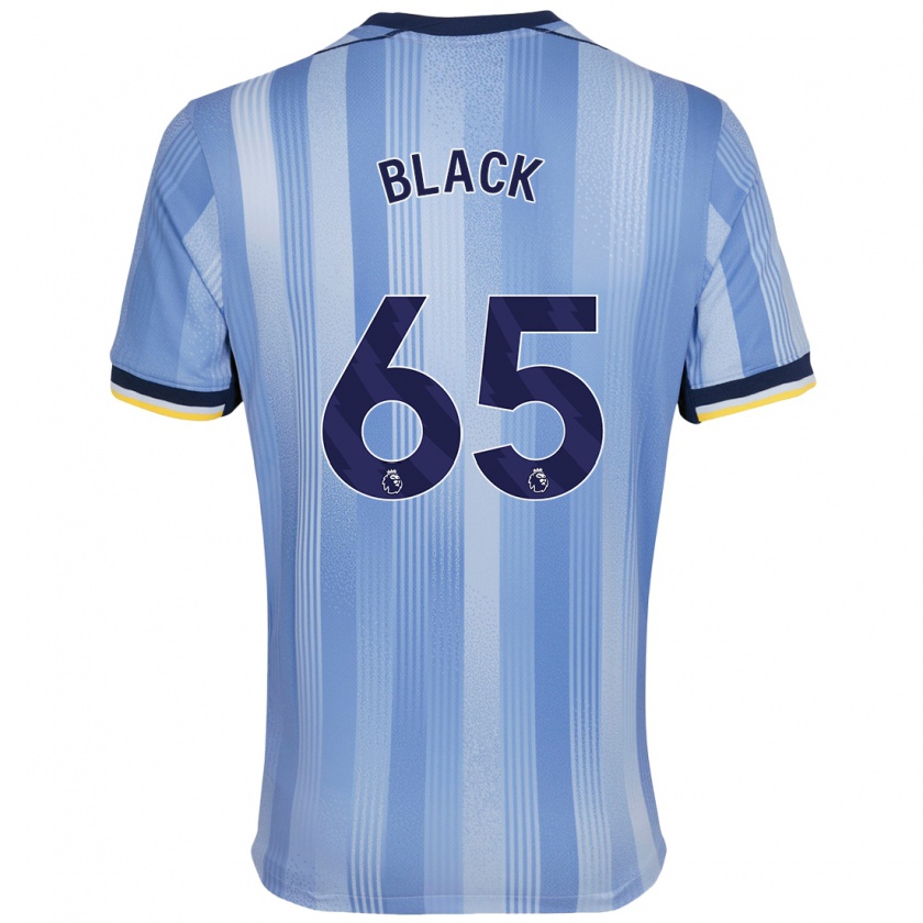 Kandiny Gyermek Leo Black #65 Világoskék Idegenbeli Jersey 2024/25 Mez Póló Ing